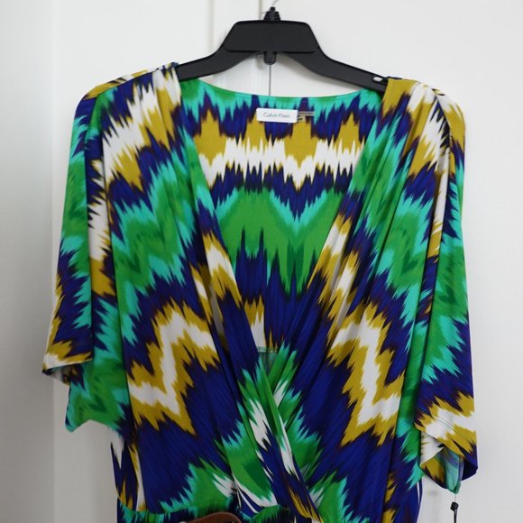 Calvin Klein Dresses & Skirts - Calvin Klein Dolman Sleeve Belted Dress 24W   NEW!!